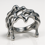 Bague de déclaration « Drip » en fusion