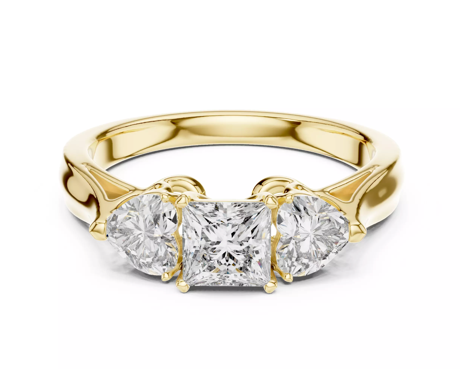 Trilogy Solitaire 2.5ct Diamond Ring